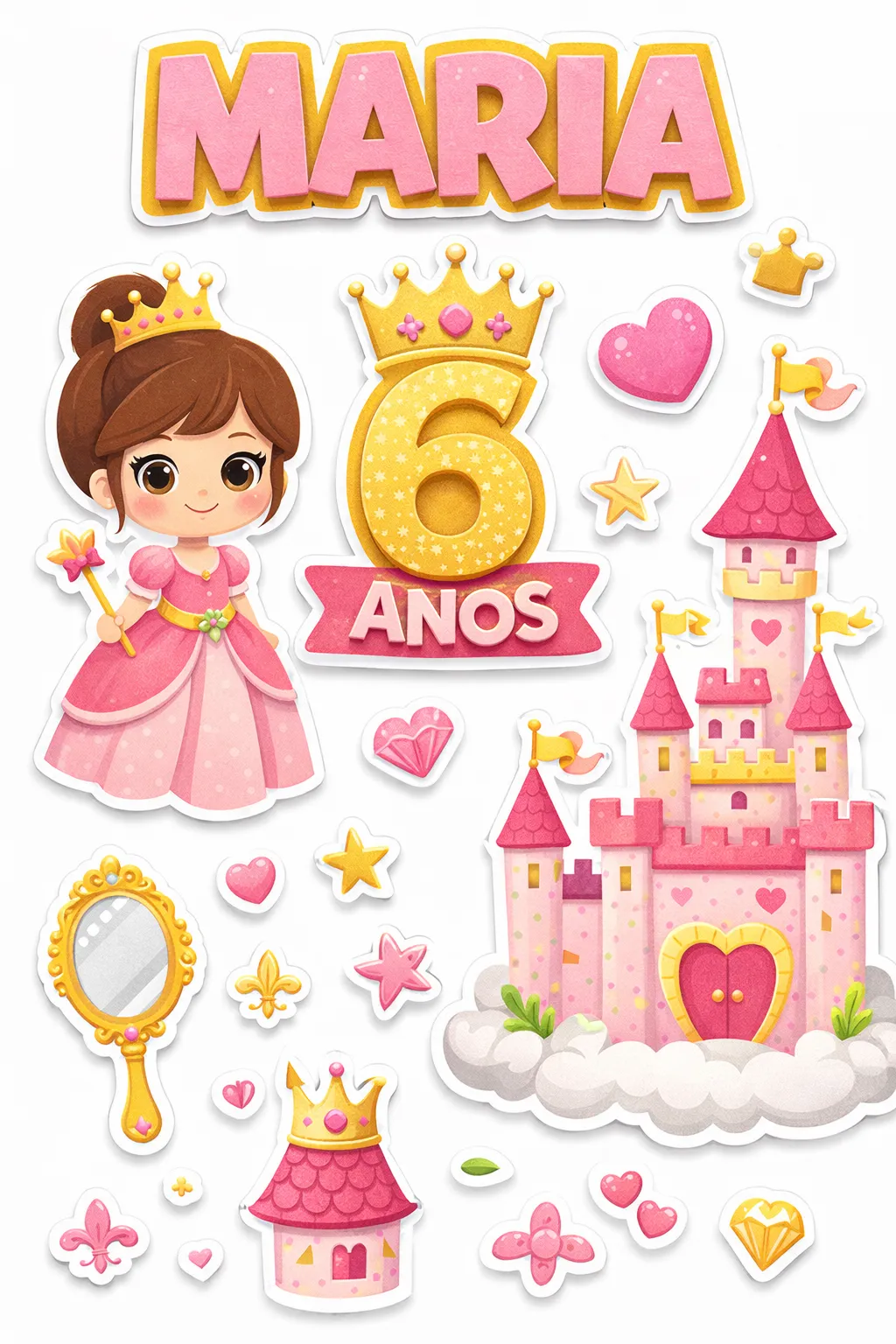 Topper Princesa